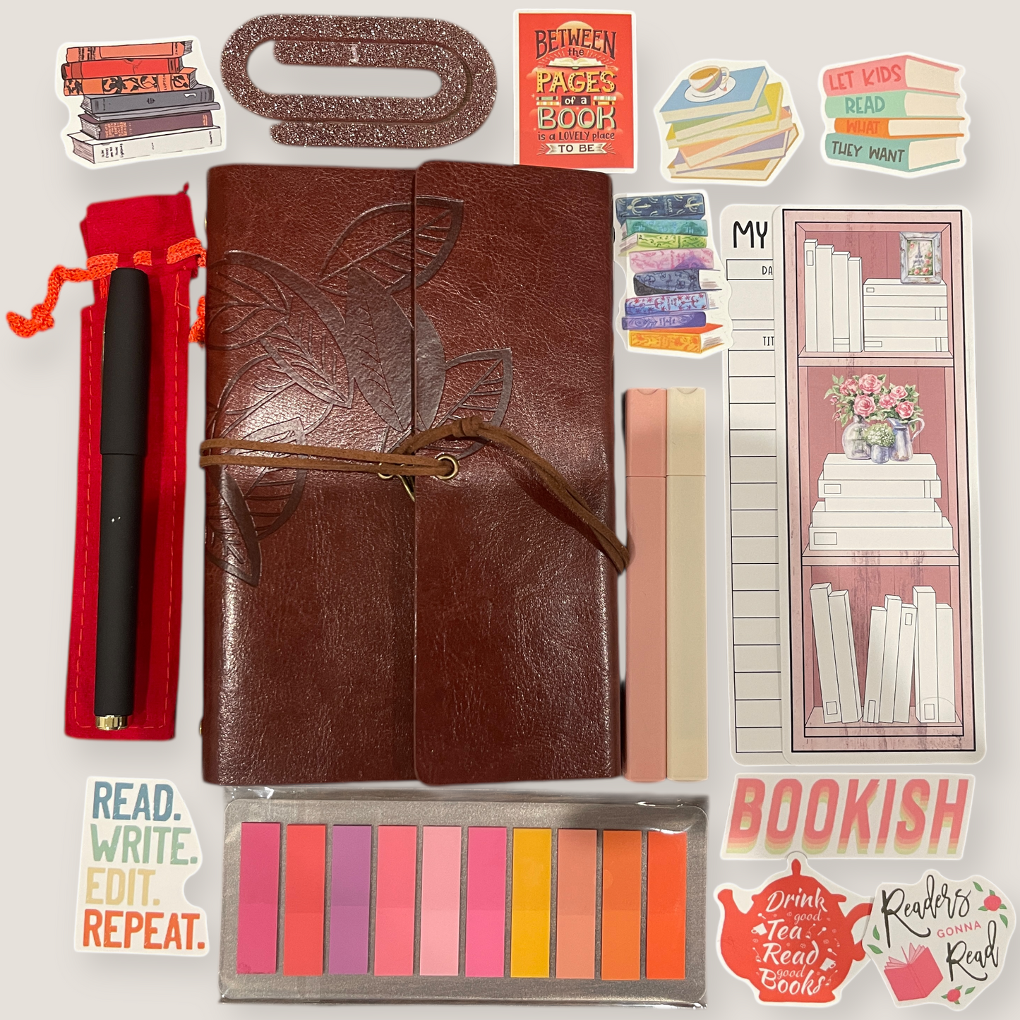 Bookish Bundle - Vintage Oxblood