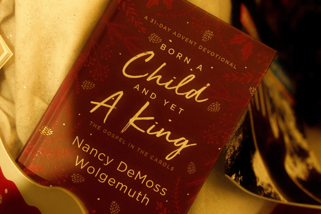 A book titled born a child and yet a king